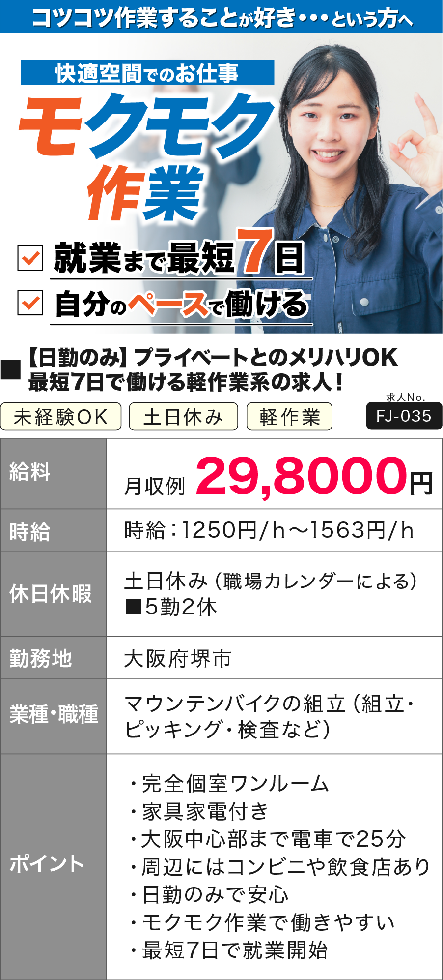 大阪　モクモク作業